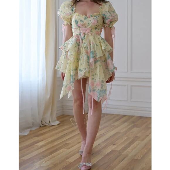 Selkie Dresses & Skirts - NWT Selkie Fantasy Faerie Dress Size 4X Floral Feminine Coquette Whimsical Fairy